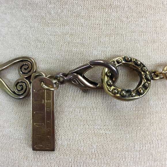 Vintage Studio New York Metal & Wood Belt - Picture 6 of 7